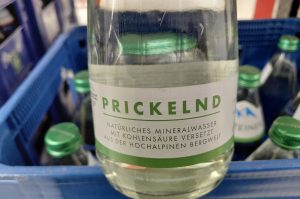 Mineralwasser prickelnd