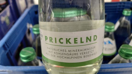 Mineralwasser prickelnd