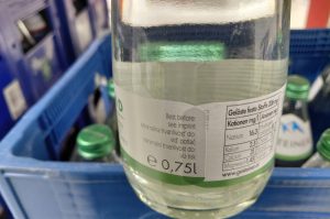 Mineralwasser prickelnd