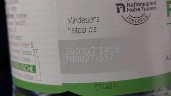 Mineralwasser prickelnd