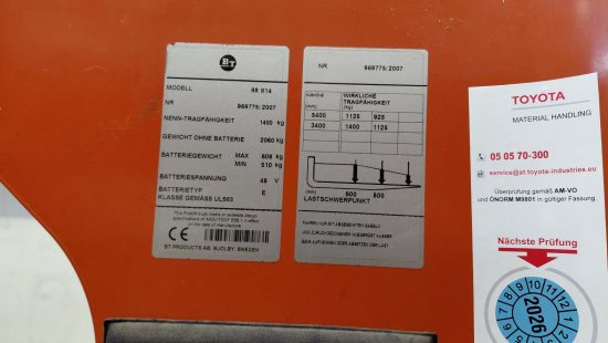 Schiebemaststapler L