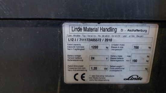 Elektro Hochhubwagen L