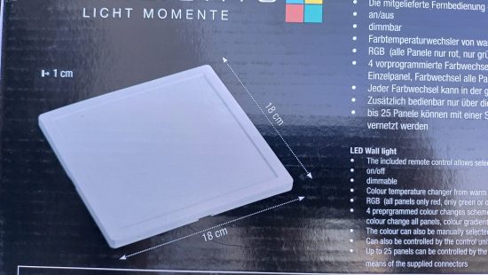 Wandleuchten Set