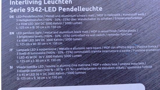 Hängeleuchte