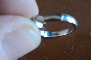 Weißgoldring GZ