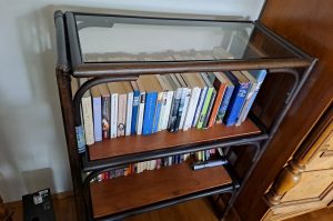 Bücherregal mit Büchern