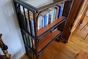 Bücherregal mit Büchern