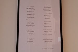 Gerahmtes Gedicht VZ