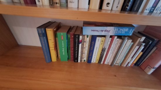 Bücherregal mit Büchern VZ