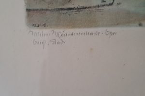 Radierung SZ