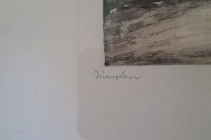 Radierung SZ
