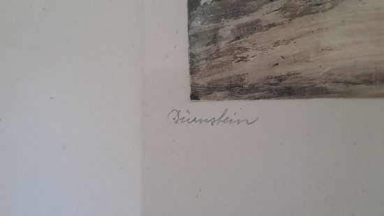 Radierung SZ