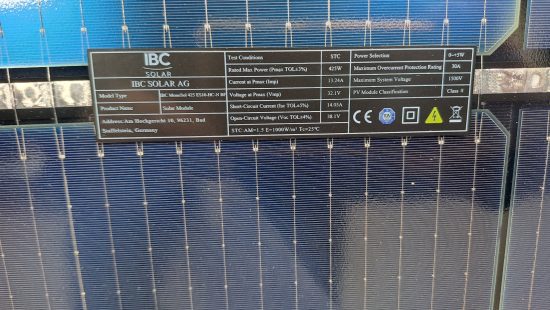 Inselsystem Photovoltaik