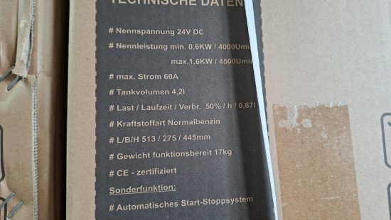 DC Generator Gleichstrom
