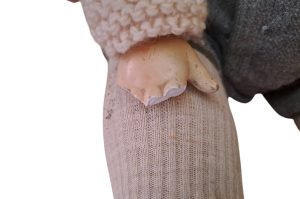 Historische Pappmache-Puppe