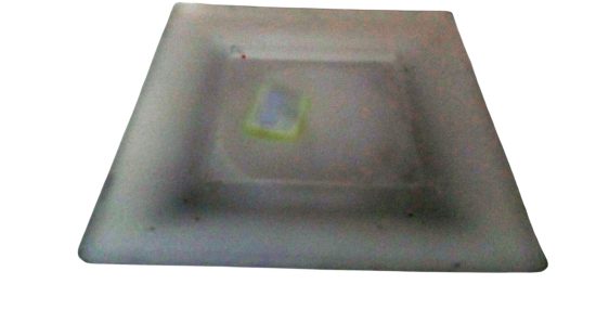 Kerzenteller glas