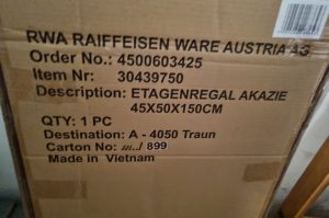 Etagenregal Akazie