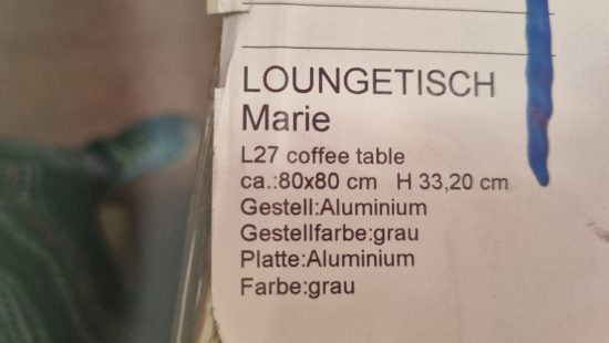 Loungetisch Marie