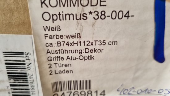 Kommode Optimus