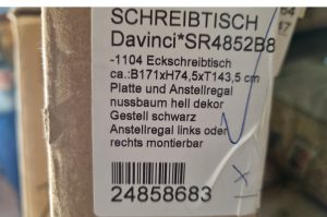 Eckschreibtisch Davinci