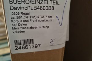Büroregal Davinci