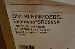 Schminktisch Espresso