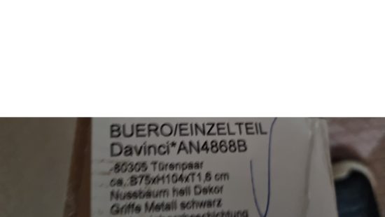 Schranktüren Davinci 