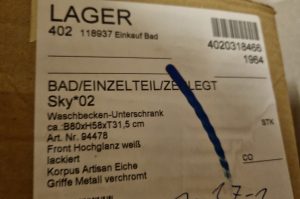 Waschbecken Unterschrank Sky