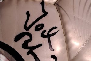 Fußball mit Signaturen 1 OG