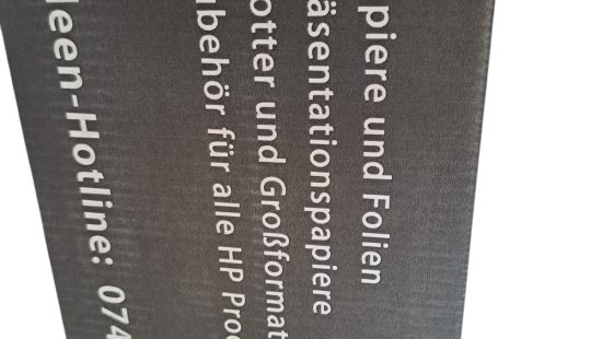 Plotterpapier und Toner