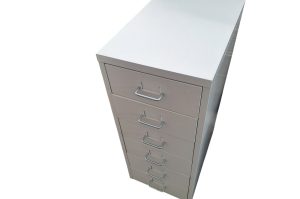 Metalltrolley weiß
