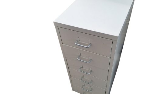 Metalltrolley weiß