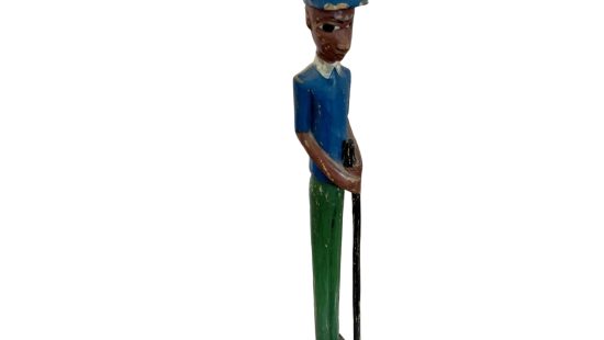 Holzfigur Golfer