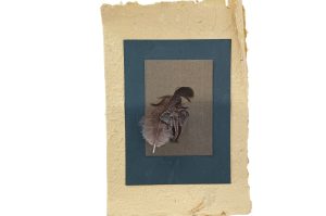 Karte mit Metallapplikation