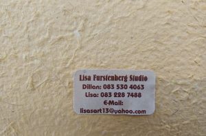 Karte mit Metallapplikation