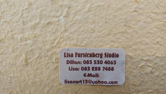 Karte mit Metallapplikation