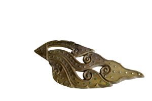 Asiatische Holzstatue