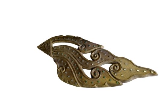 Asiatische Holzstatue