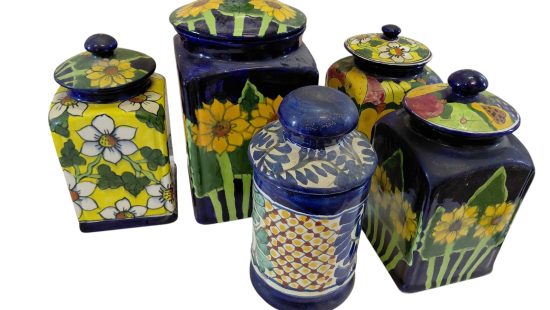 Mexikanische Deckeldosen