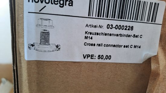 Kreuzschienenverbinder