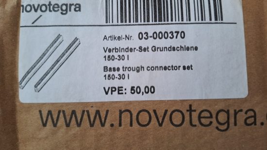 Verbinderset Grundschiene
