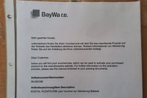 PV Aktivierungs Voucher