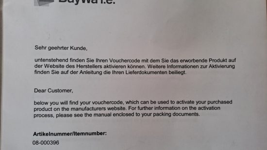 PV Aktivierungs Voucher