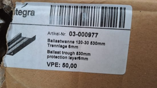 Ballastwanne