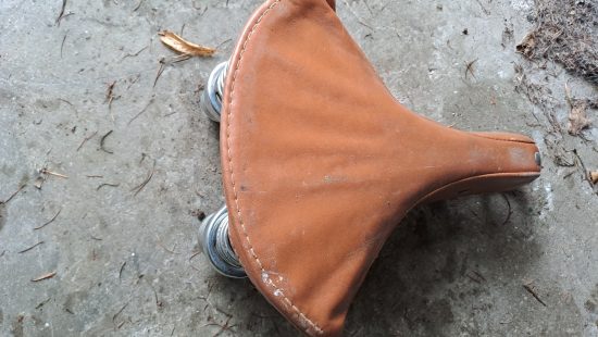 Historischer Fahrradsattel A