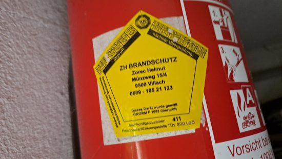 Feuerlöscher A