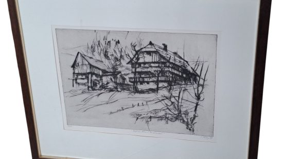 Radierung R