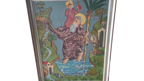 Sakrales Acrylgemälde R