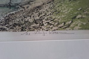 Farbradierung R