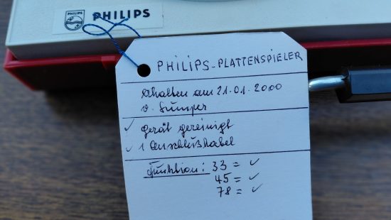 Koffer-Plattenspieler S